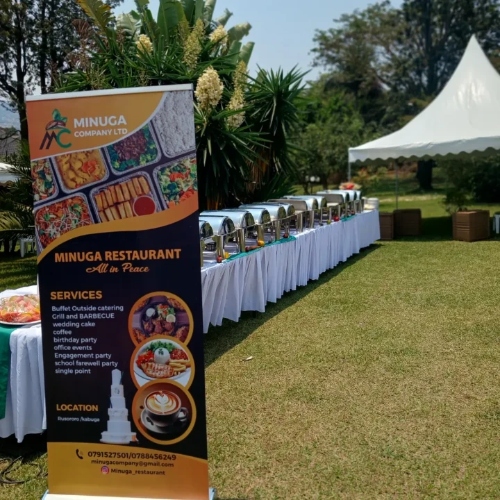 A warm event hospitality environment inside Minuga.