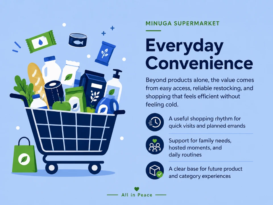 A clean and practical everyday shopping setup.
